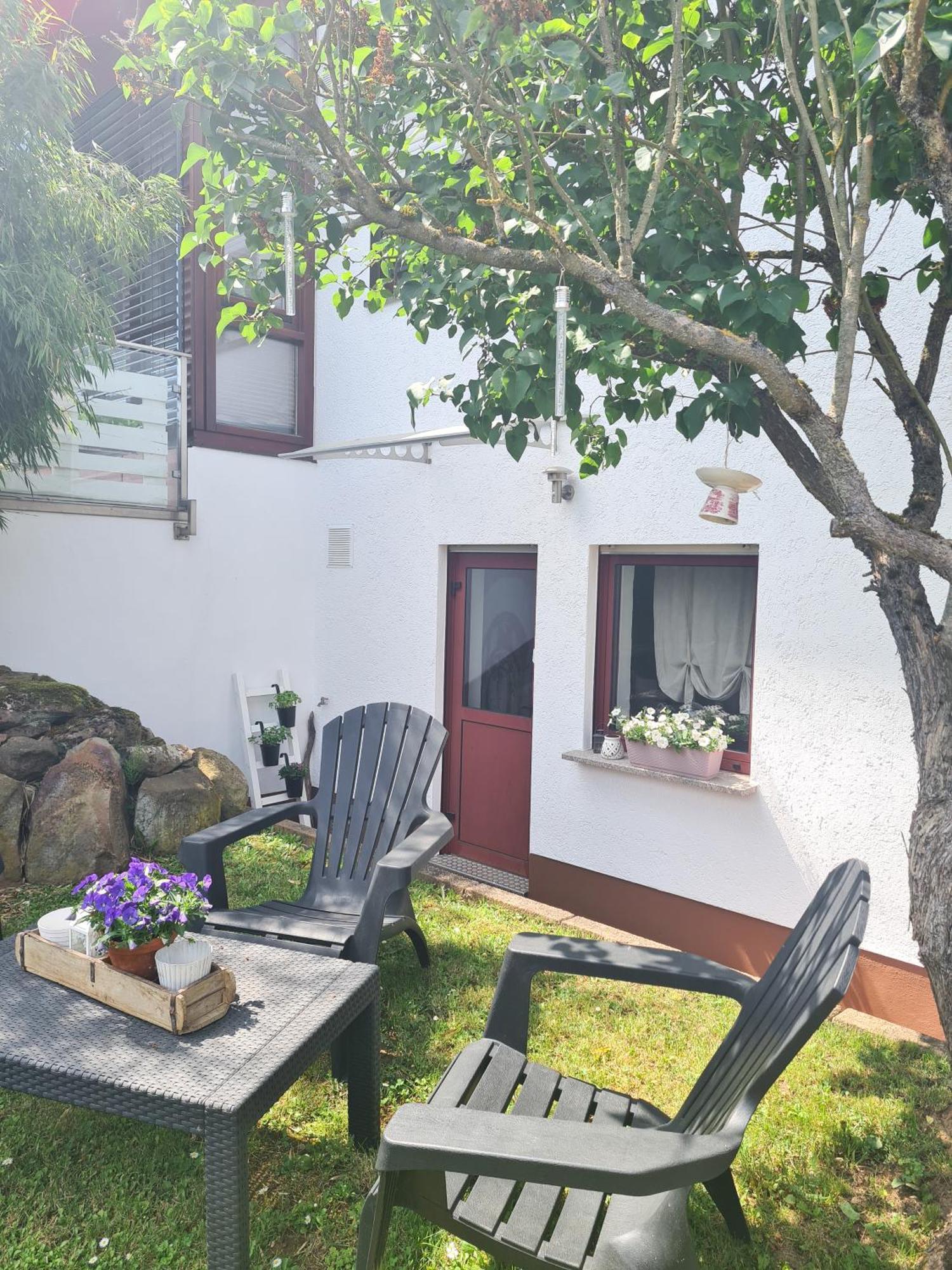Ferienwohnung Rote Tuer - Landleben Pur! 키르하인 외부 사진